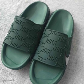 تصویر دمپایی مردانه نایکی سبز 