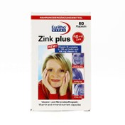 تصویر قرص مکمل زینک پلاس 10 (ZINK PLUS 10) یوروویتال بسته 60 عددی 