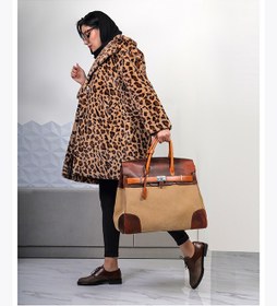 تصویر کیف بزرگ زنانه چرم مدل آریوس 