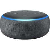 تصویر دستیار صوتی آمازون مدل Echo Dot- 3rd Gen مشکی اسپیکر بلوتوثی قابل حمل آمازون مدل Echo Dot- 3rd Gen 300 گارانتی 7 روزه اصالت و سلامت فیزیکی کالا مشکی