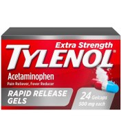 تصویر قرص ژله ای بسیار قوی Tylenol (ضد درد و کاهنده تب) 