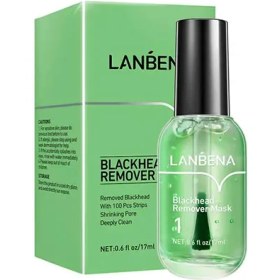 تصویر چسب بینی جوش های سر سیاه لانبنا لاکی BLACK HEAD REMOVER MASK LANBENA 17 ML