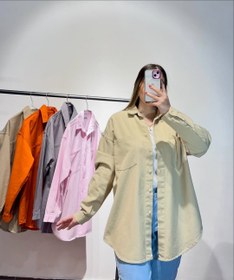 تصویر کت کتان فری سایز 