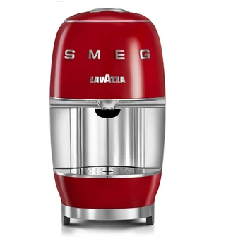 تصویر قهوه ساز کپسولی اسمگ لاوازا ایتالیا LAVAZZA A Modo Mio LM200 SMEG Kapselmaschine Rot 